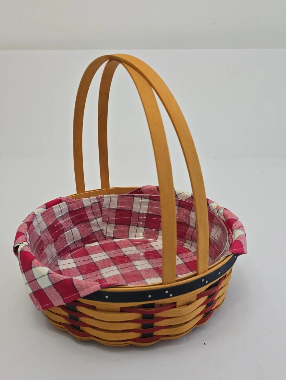 Longaberger 2002  All American Casserole Basket With Liner Protector